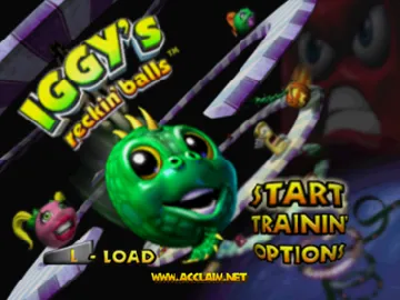 Iggy's Reckin' Balls (Europe) screen shot title